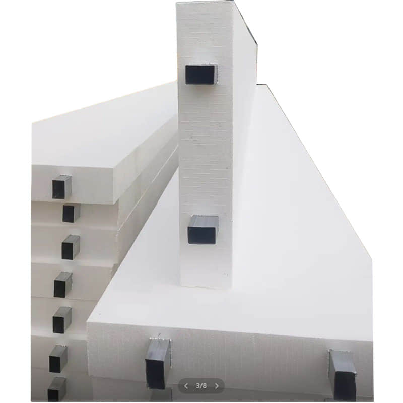 ICFs roofing panel with insert steel tube