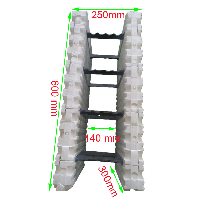 25 Type ICFs 600 MM Straight Block(Assembled)