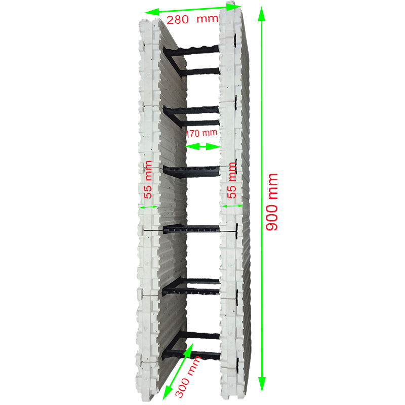 28 Type Straight Block 900mm （Assembled）