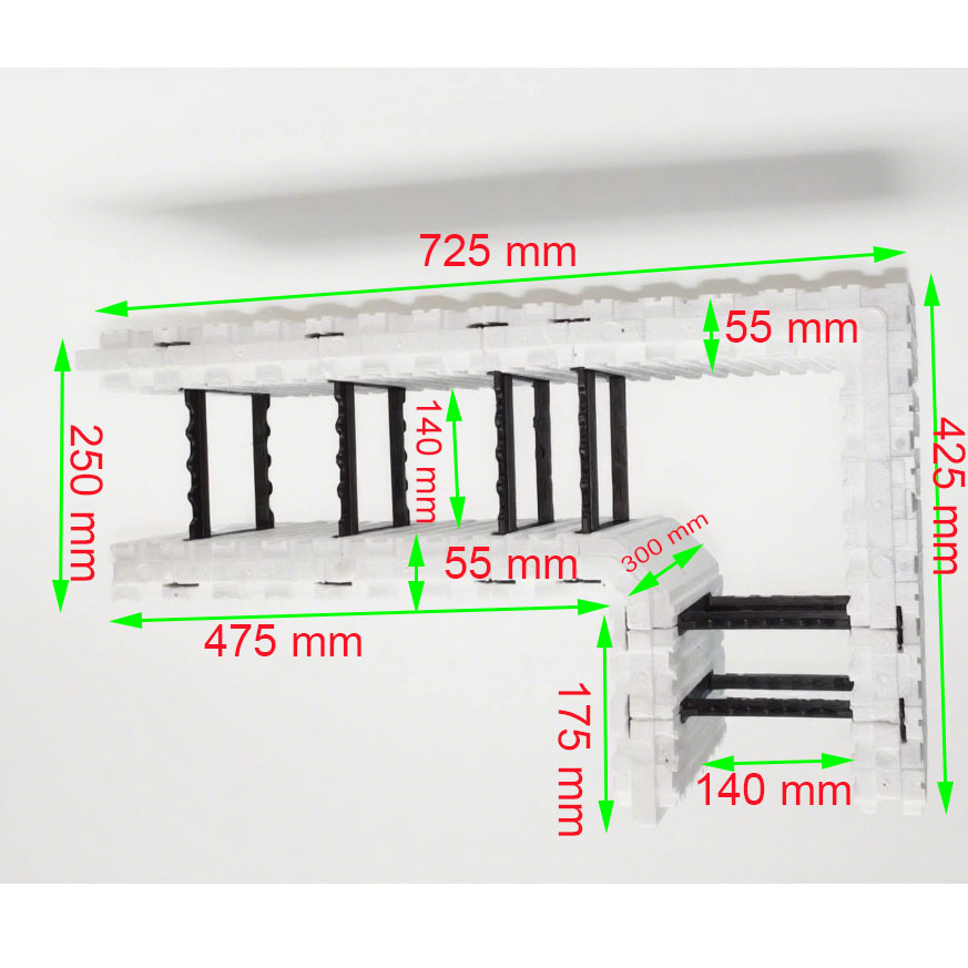 25 Type ICFs Left Corner(Assembled)