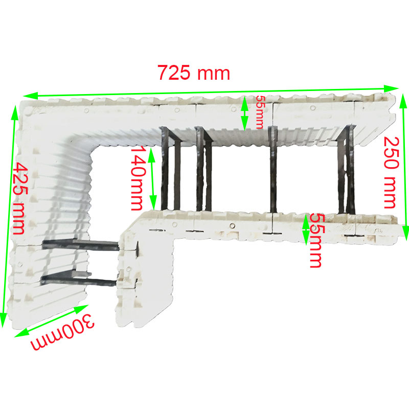 25 Type ICFs Right Corner (Assembled)