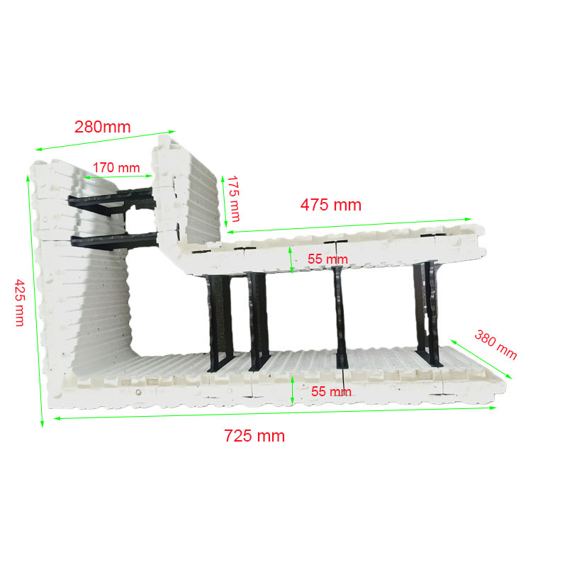 ICFs 28 Type  L Corner Build Blocks