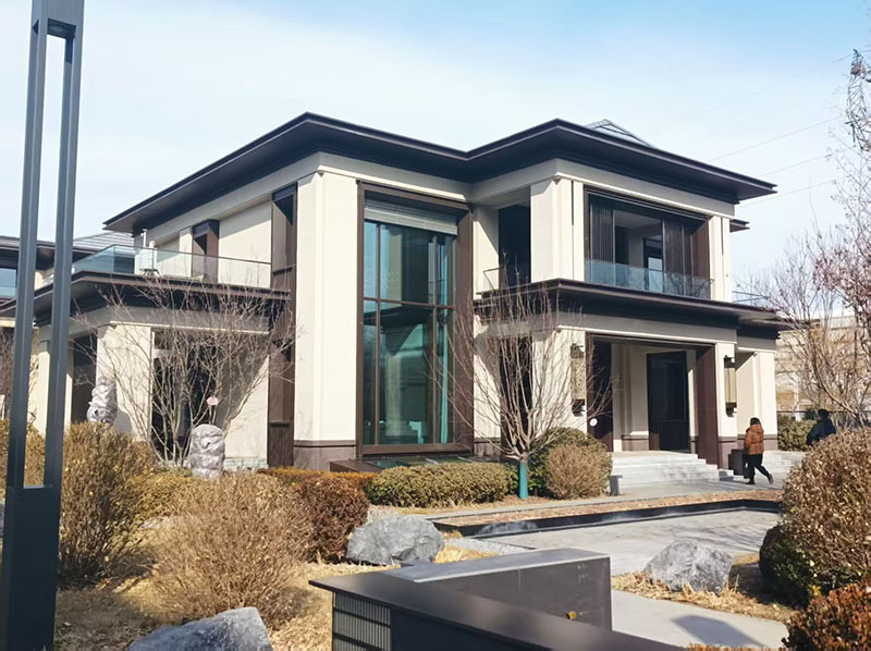 Standard ICFs Blocks at a Construction Site in Northern China