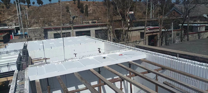 Standard ICFs Insulated Roof Deck(120 mm thickness)