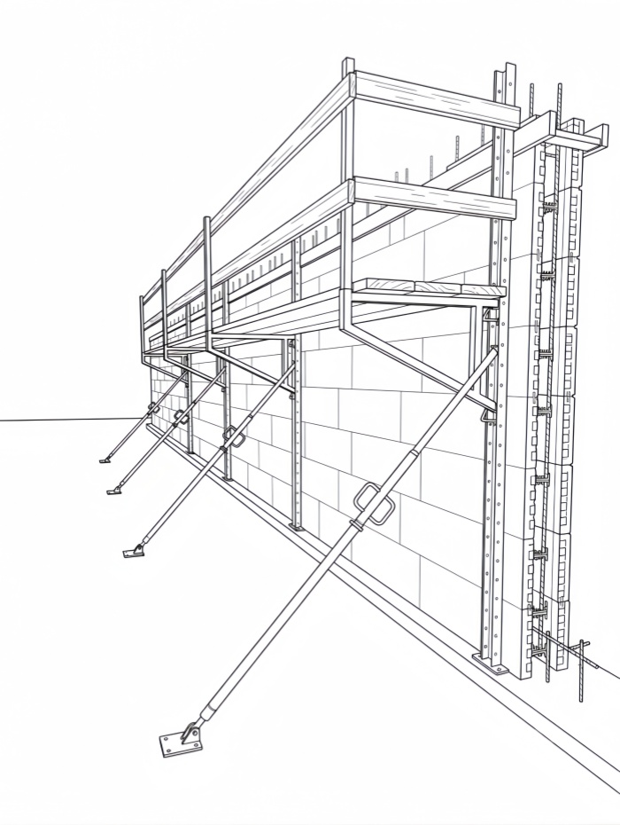 ICF Bracing Manufacturer in China | Engineered ICF Wall Alignment, Bracing & Storage Solutions