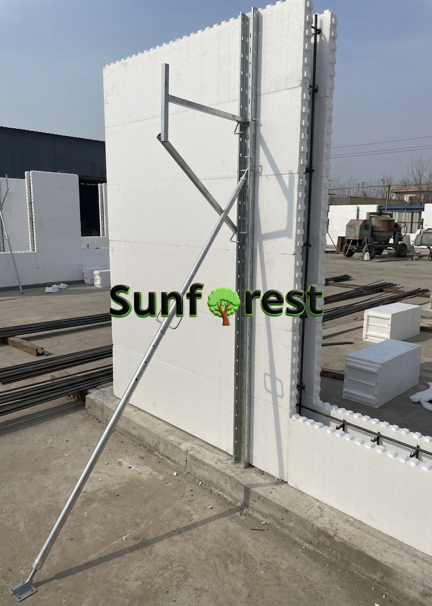 Simple ICF Bracing for Small ICF Contractors | Cost-Effective Wall Alignment Solution