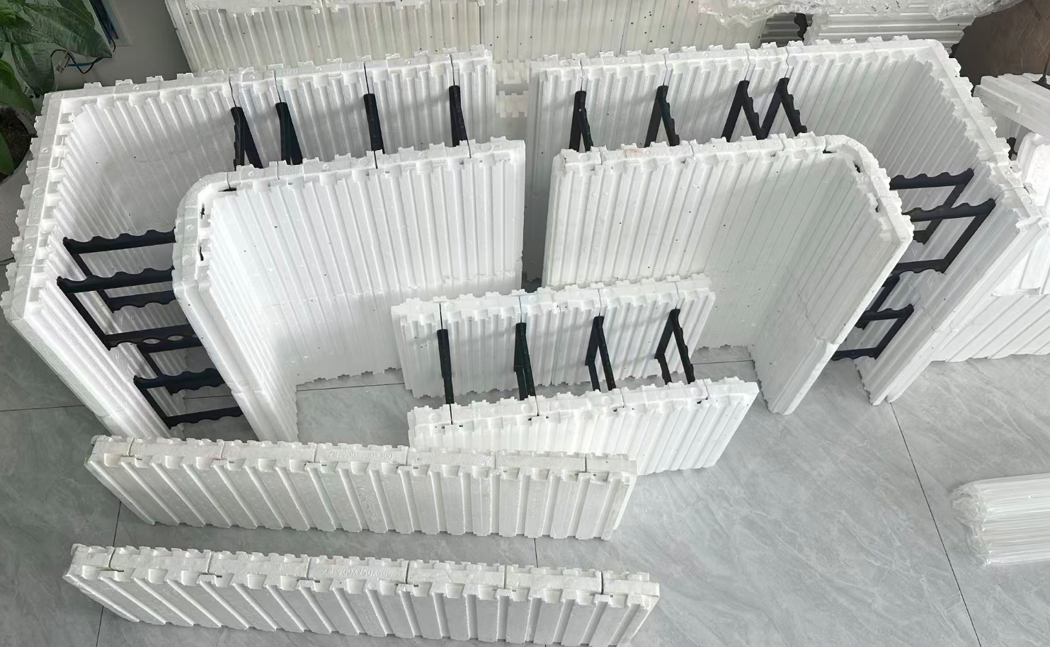 Split ICF Wall System